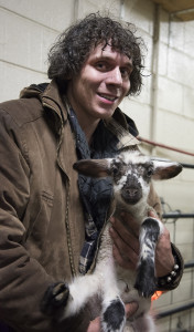 Jimmy with lamb_7102